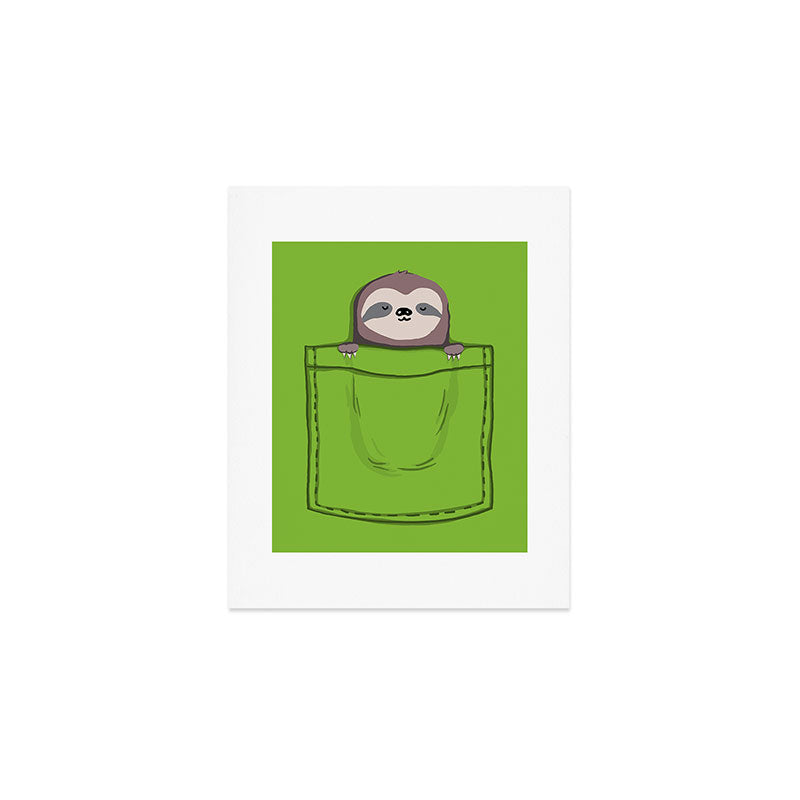 My Sleepy Pet Art Print Gallery Image 1