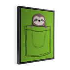 My Sleepy Pet Framed Canvas Print Gallery Image 2