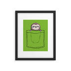 My Sleepy Pet Framed Art Print Gallery Image 5