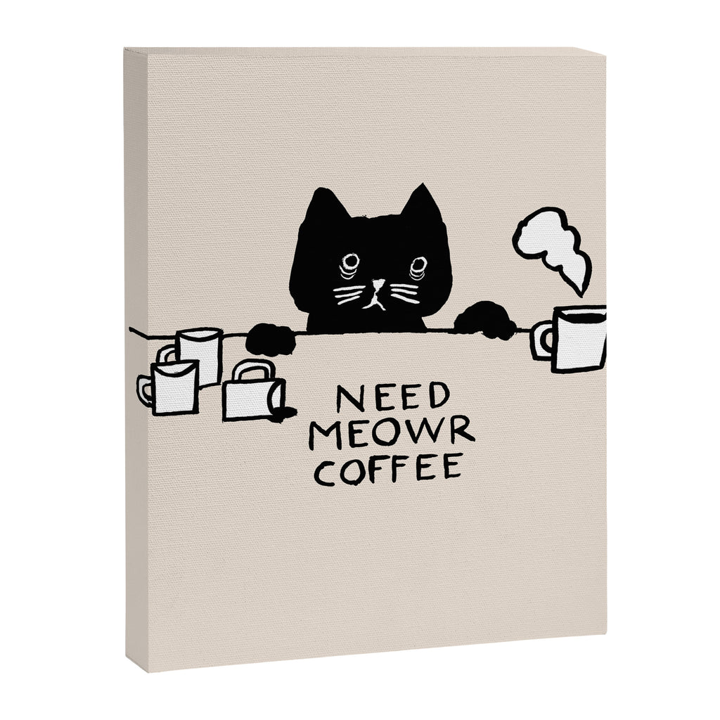 Need meowr coffee Canvas Print Gallery Image 6