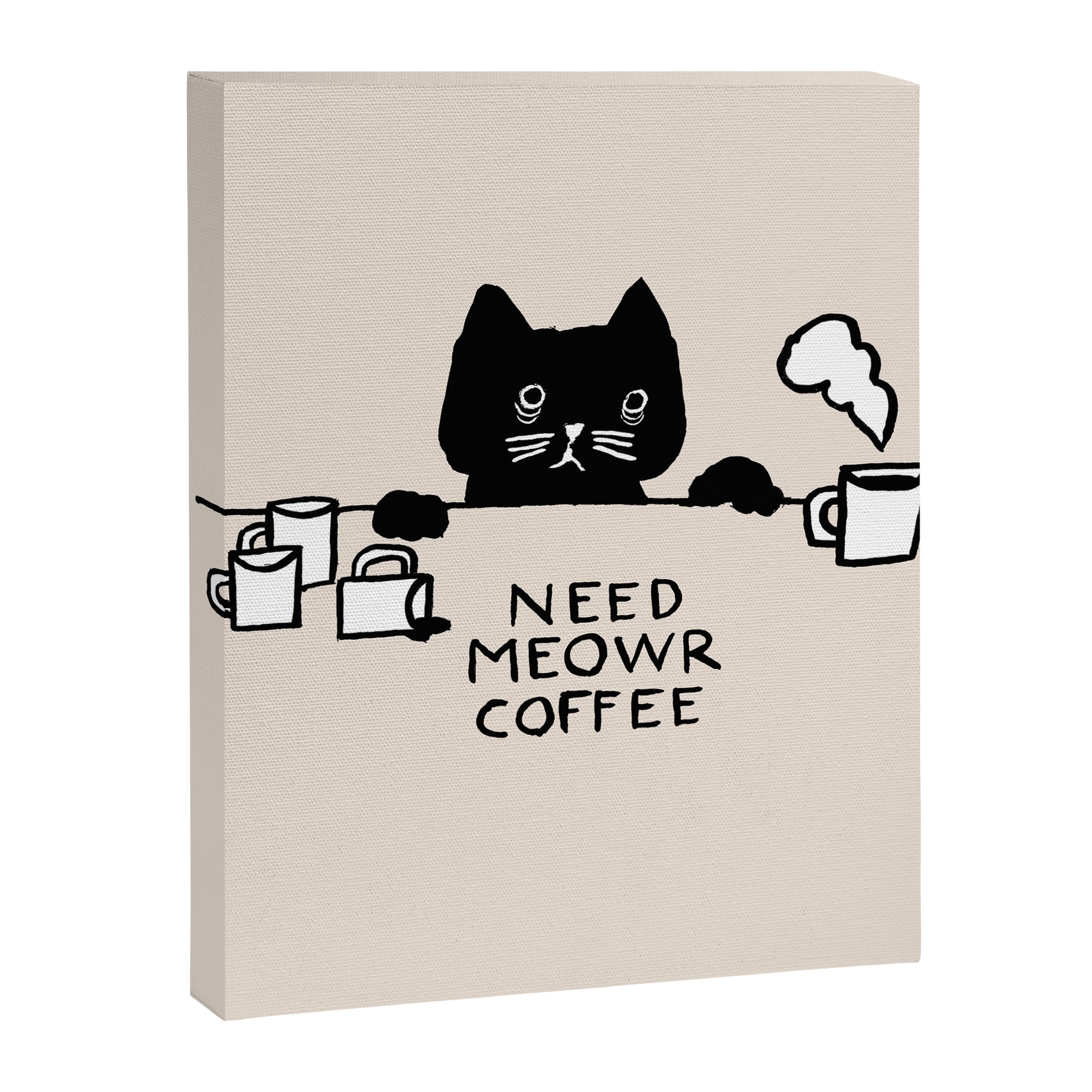 Need meowr coffee Canvas Print Gallery Image 6