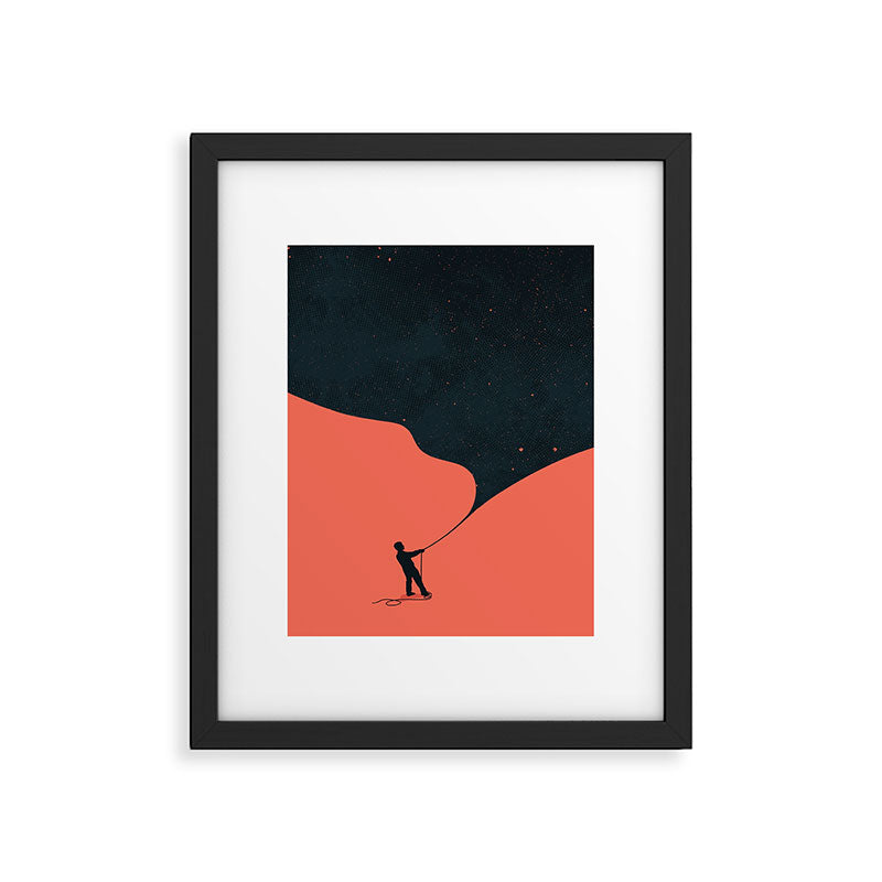 Night fills up the sky Framed Art Print Gallery Image 5