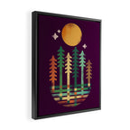 Night in the wood Framed Canvas Print Gallery Image 2