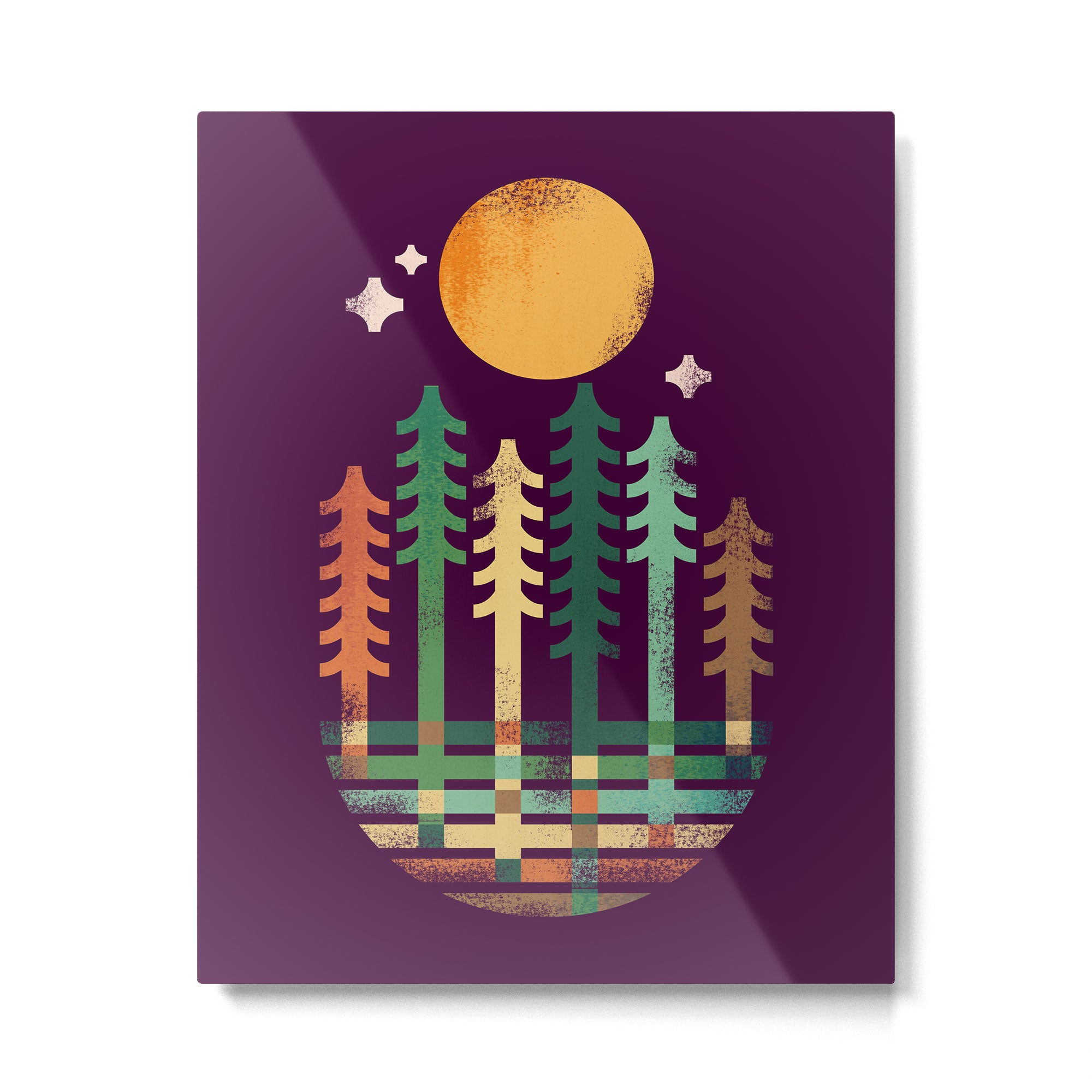 Night in the wood Metal Print Gallery Image 4