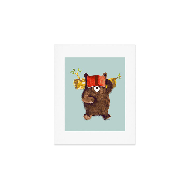 No Care Bear - My Sleepy Pet Art Print Gallery Image 1