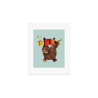 No Care Bear - My Sleepy Pet Art Print Gallery Image 1