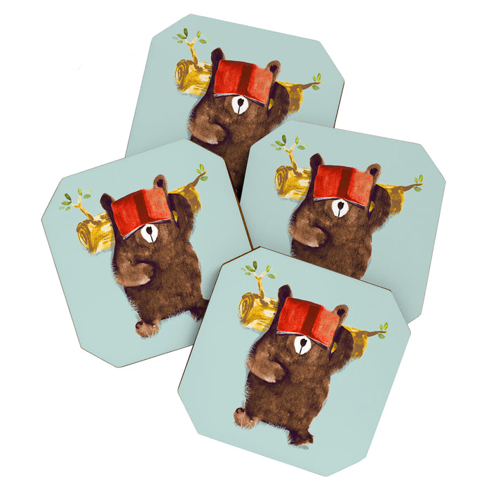 No Care Bear - My Sleepy Pet Coaster Gallery Image 1