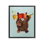 No Care Bear - My Sleepy Pet Framed Canvas Print Gallery Image 6