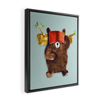 No Care Bear - My Sleepy Pet Framed Canvas Print Gallery Image 2