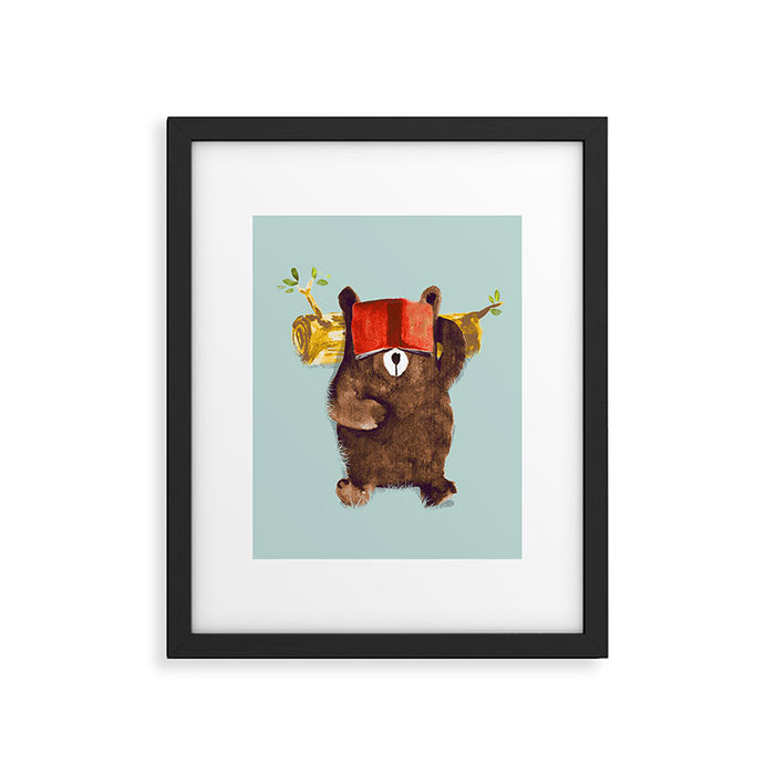 No Care Bear - My Sleepy Pet Framed Art Print Gallery Image 1