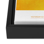 No regrets Framed Canvas Print Gallery Image 3