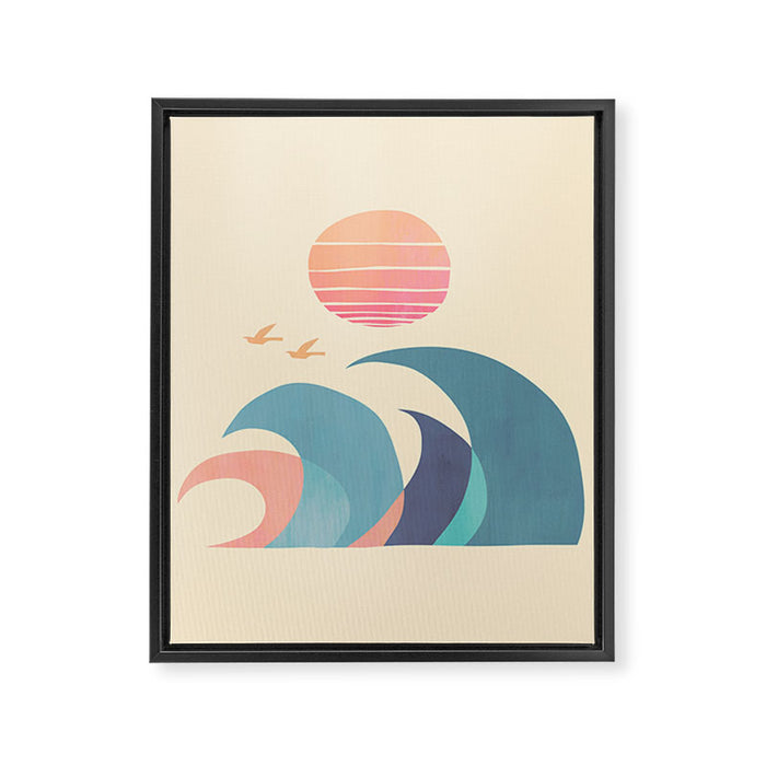 Ocean call Framed Canvas Print Gallery Image 1