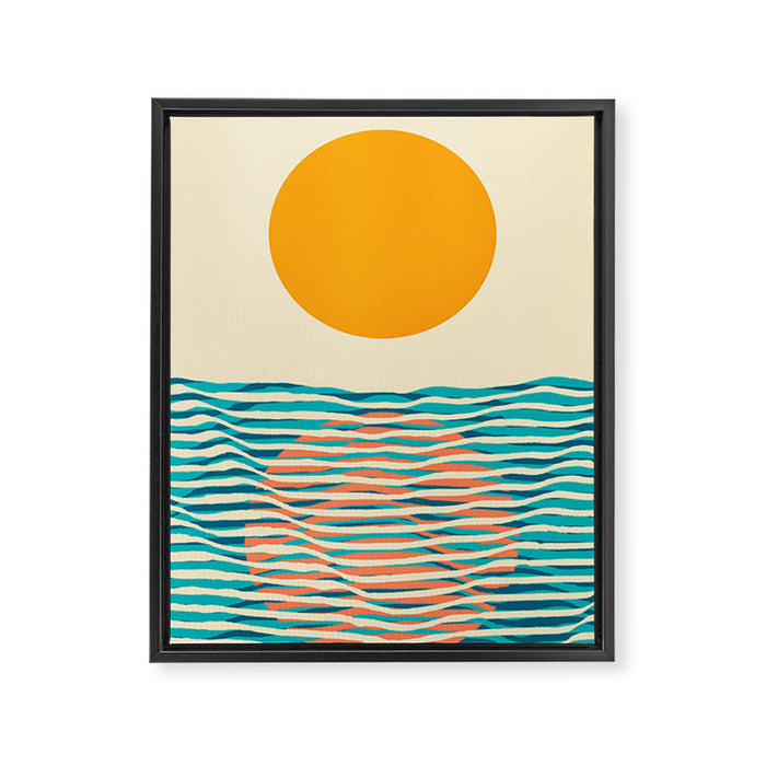 Ocean current Framed Canvas Print Gallery Image 1