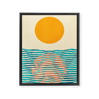 Ocean current Framed Canvas Print Gallery Image 6