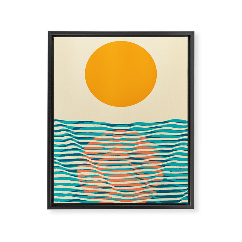 Ocean current Framed Canvas Print Gallery Image 6