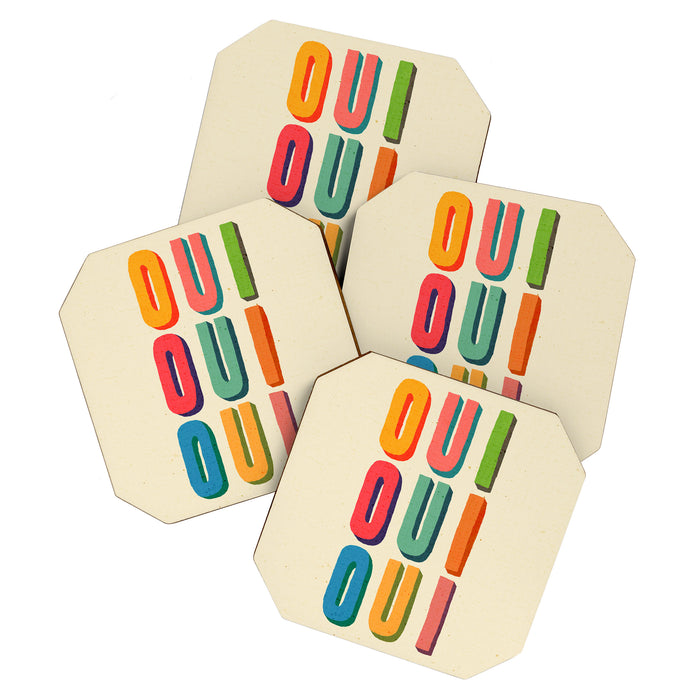 Oui oui oui Coaster Gallery Image 1