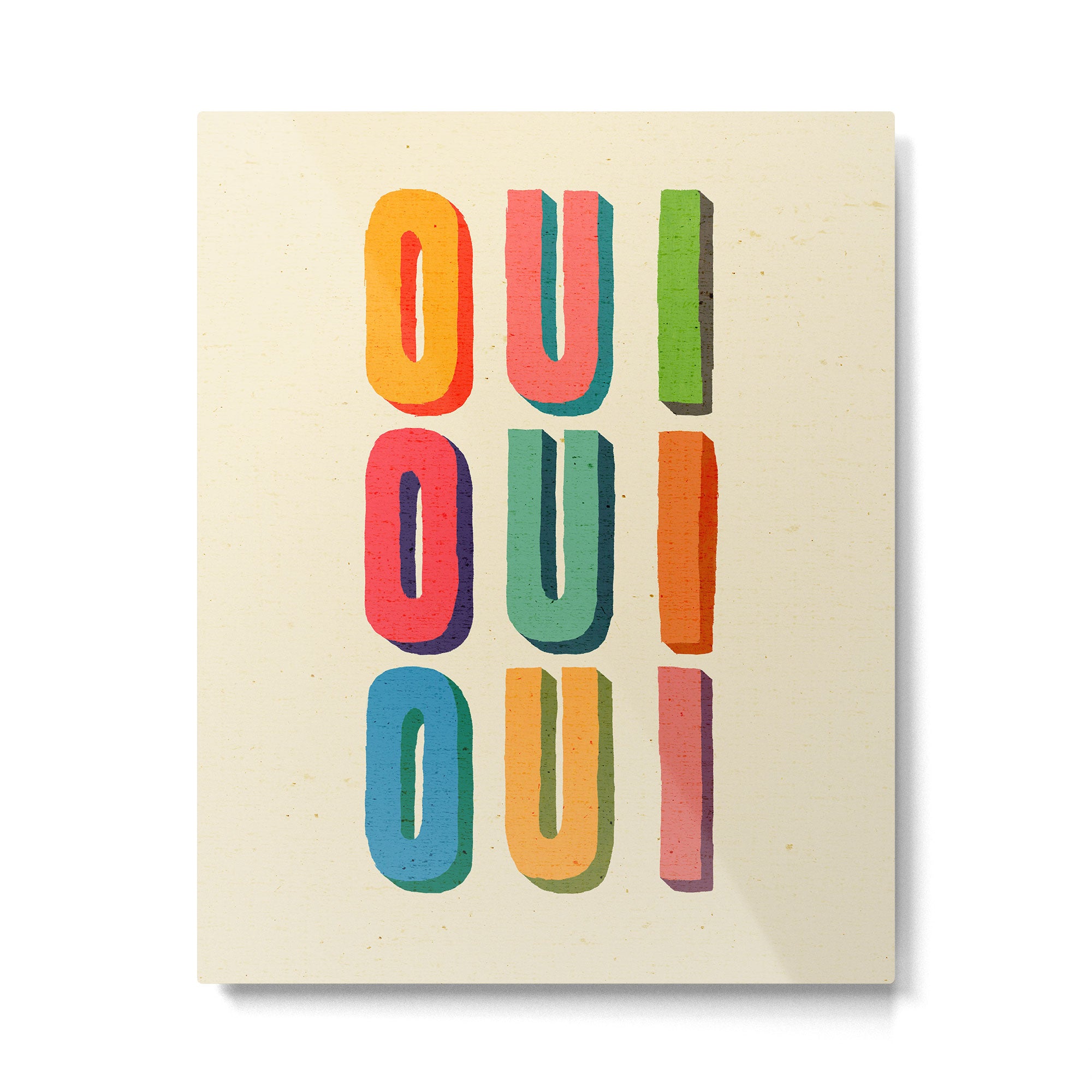 Oui oui oui Metal Print Gallery Image 4