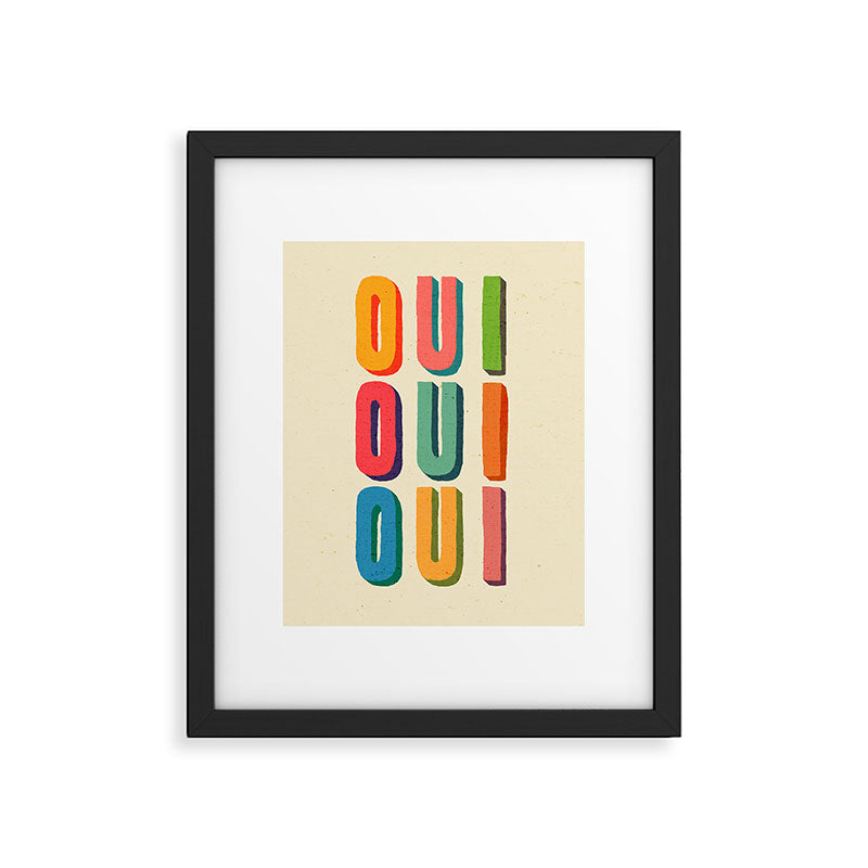 Oui oui oui Framed Art Print Gallery Image 5