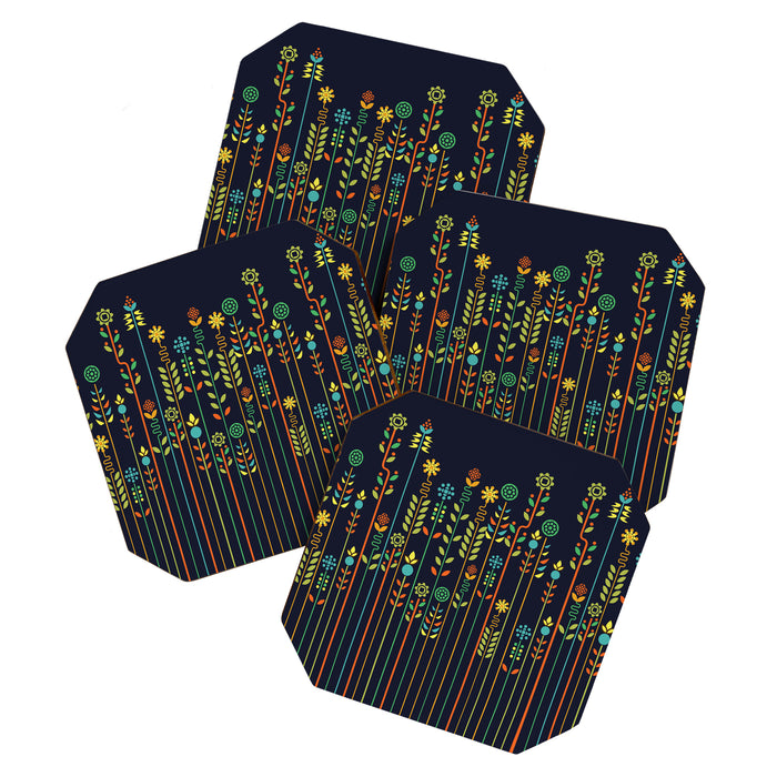 Overgrown flowers Coaster Gallery Image 1
