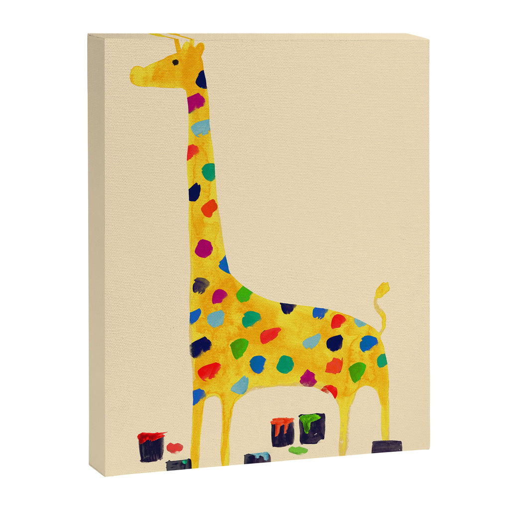 Paint by number giraffe Canvas Print Gallery Image 6