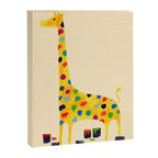 Paint by number giraffe Canvas Print Gallery Image 6