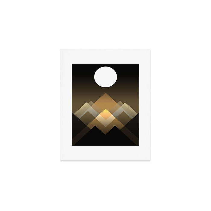 Path between hills Art Print Gallery Image 1