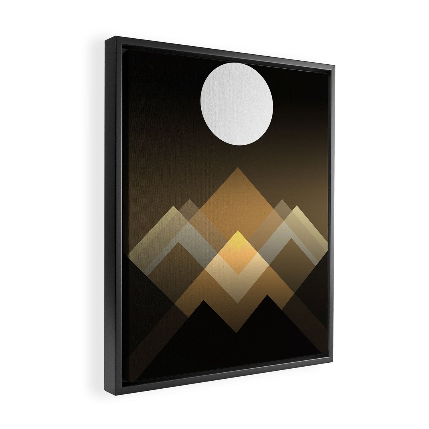Path between hills Framed Canvas Print Gallery Image 2