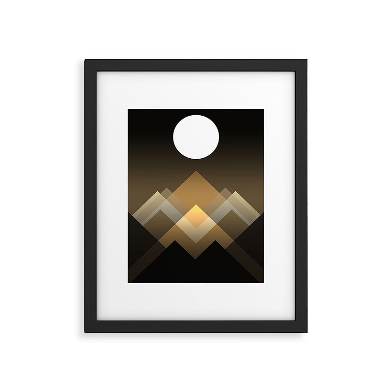 Path between hills Framed Art Print Gallery Image 5