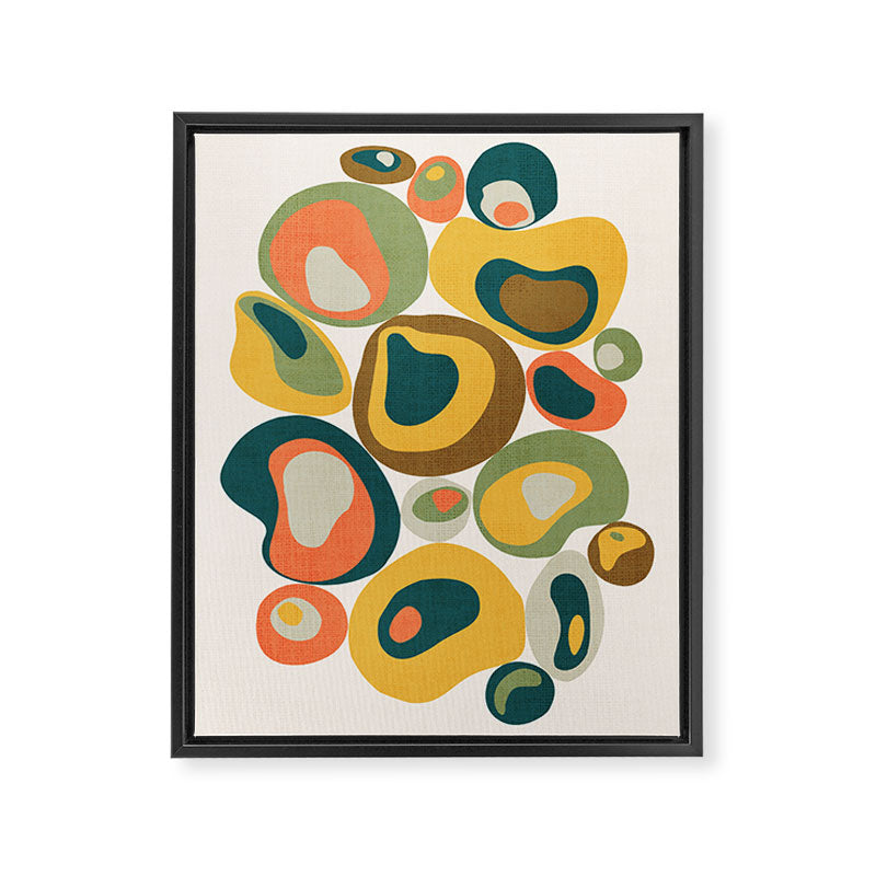 Pebbles Framed Canvas Print Gallery Image 6