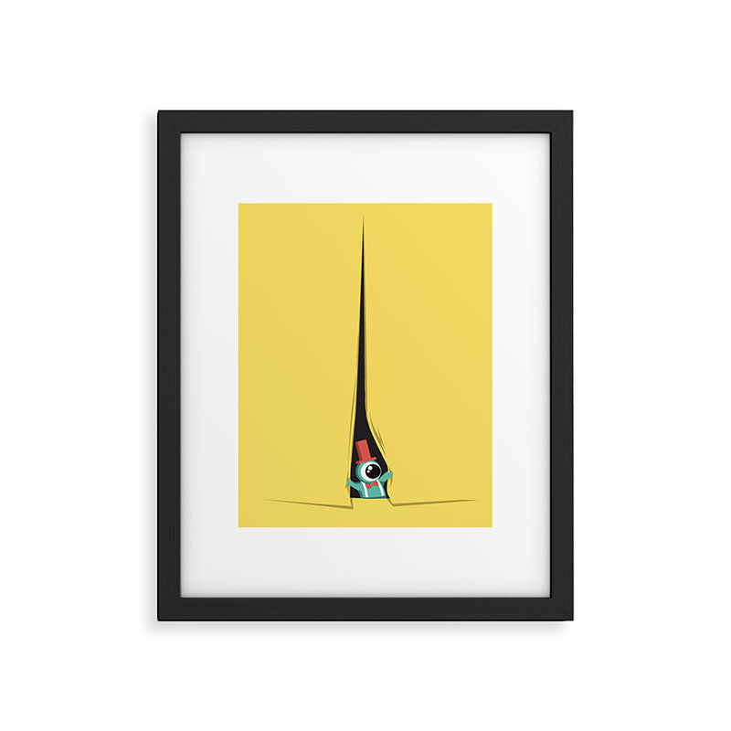 Peek show! Framed Art Print Gallery Image 5
