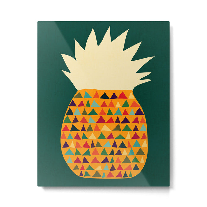 Pineapple Metal Print Gallery Image 1