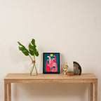 Pink flamingoes Framed Canvas Print Gallery Image 4