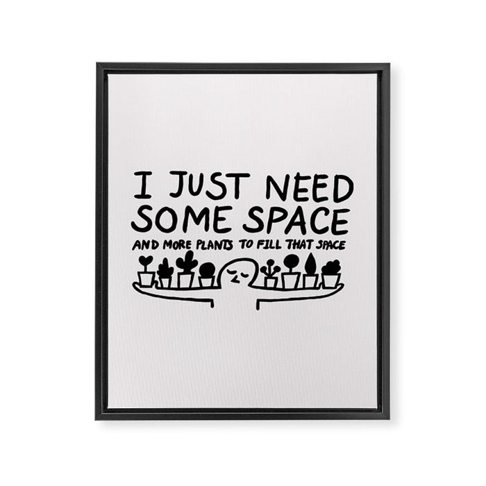 Plant problem Framed Canvas Print Gallery Image 1