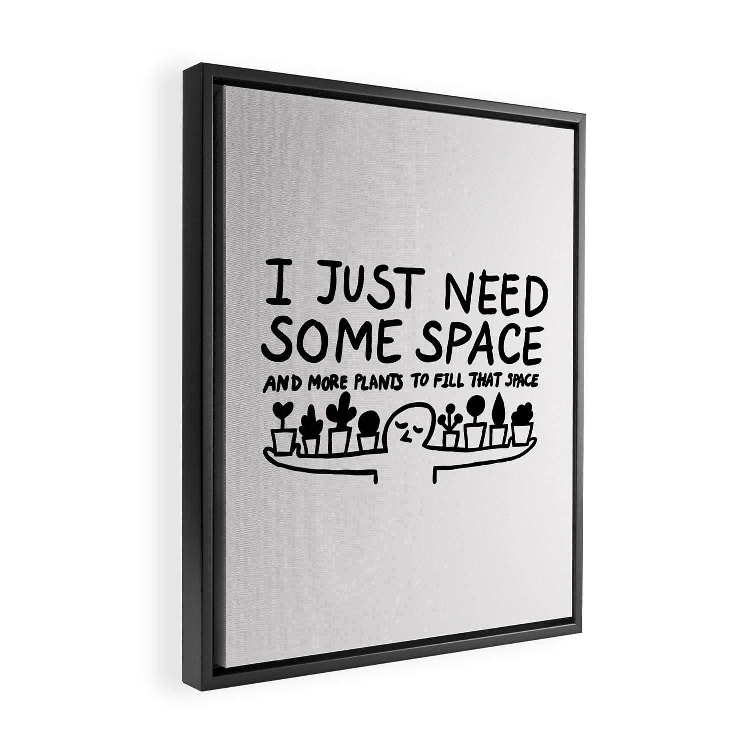 Plant problem Framed Canvas Print Gallery Image 2