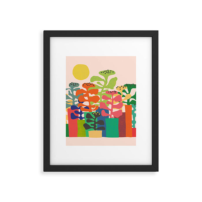 Plants market Framed Art Print Gallery Image 1