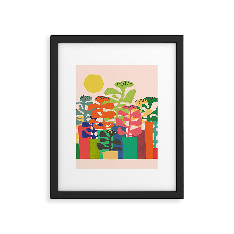 Plants market Framed Art Print Gallery Image 4