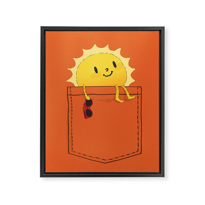 Pocketful of sunshine Framed Canvas Print Gallery Image 1