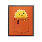 Pocketful of sunshine Framed Canvas Print Gallery Image 6