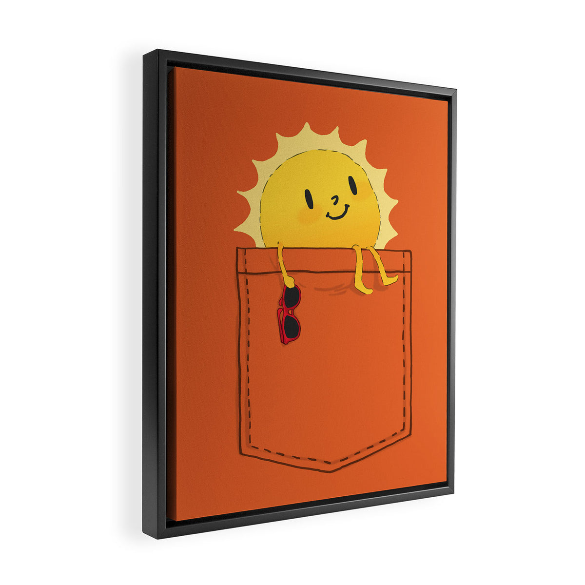 Pocketful of sunshine Framed Canvas Print Gallery Image 2