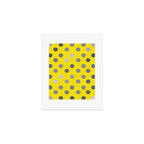 Polka Proton Yellow Art Print Gallery Image 1
