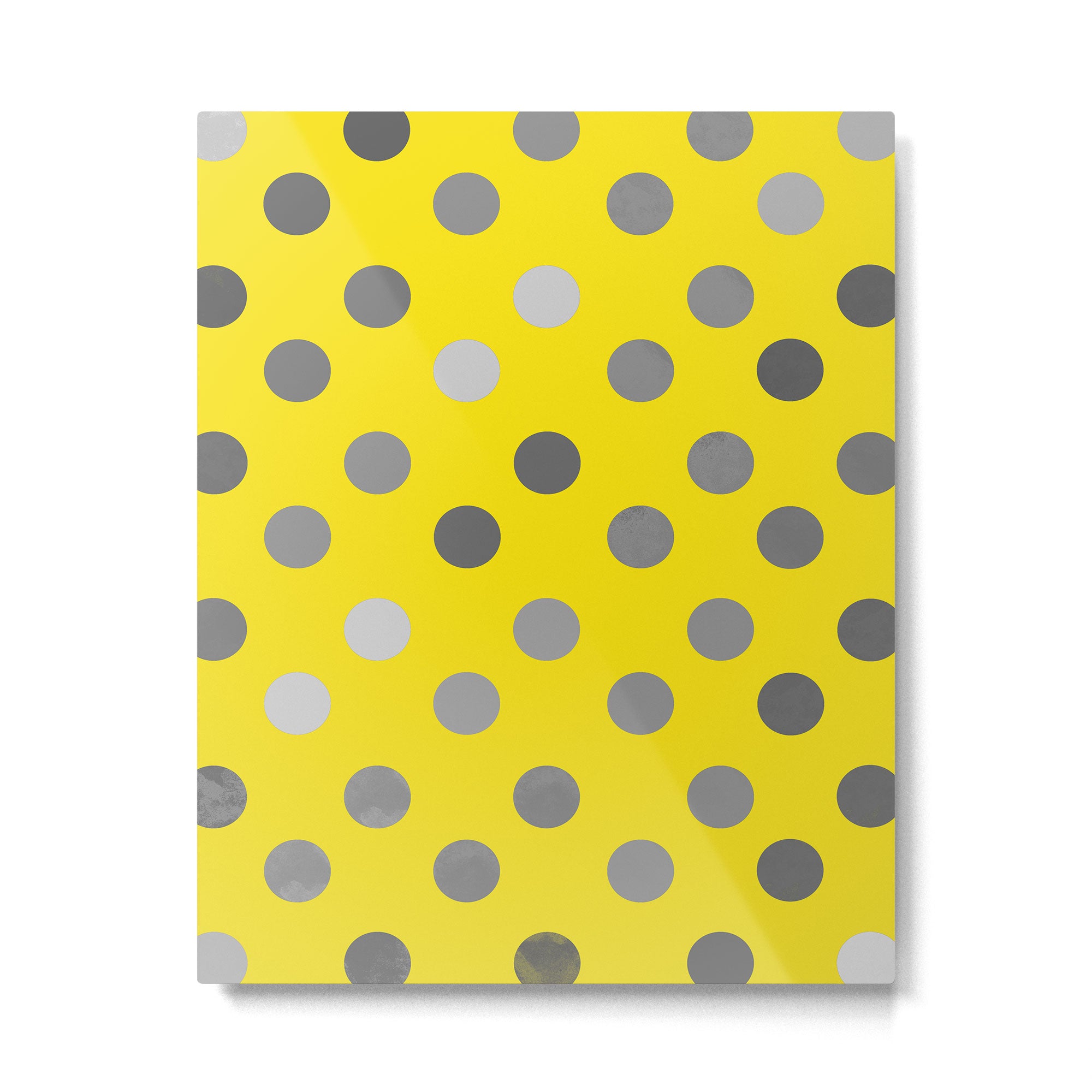 Polka Proton Yellow Metal Print Gallery Image 6