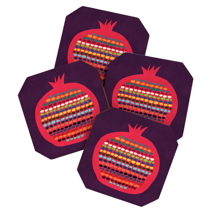 Pomegranate Coaster Gallery Image 1