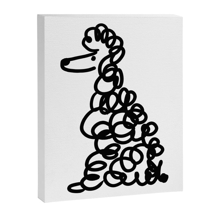 Poodle Canvas Print Gallery Image 1
