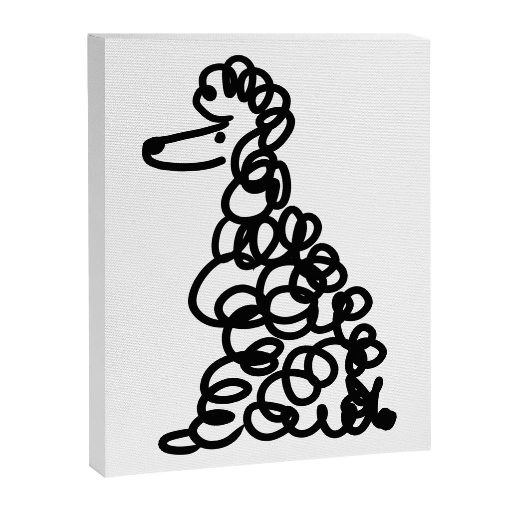 Poodle Canvas Print Gallery Image 6