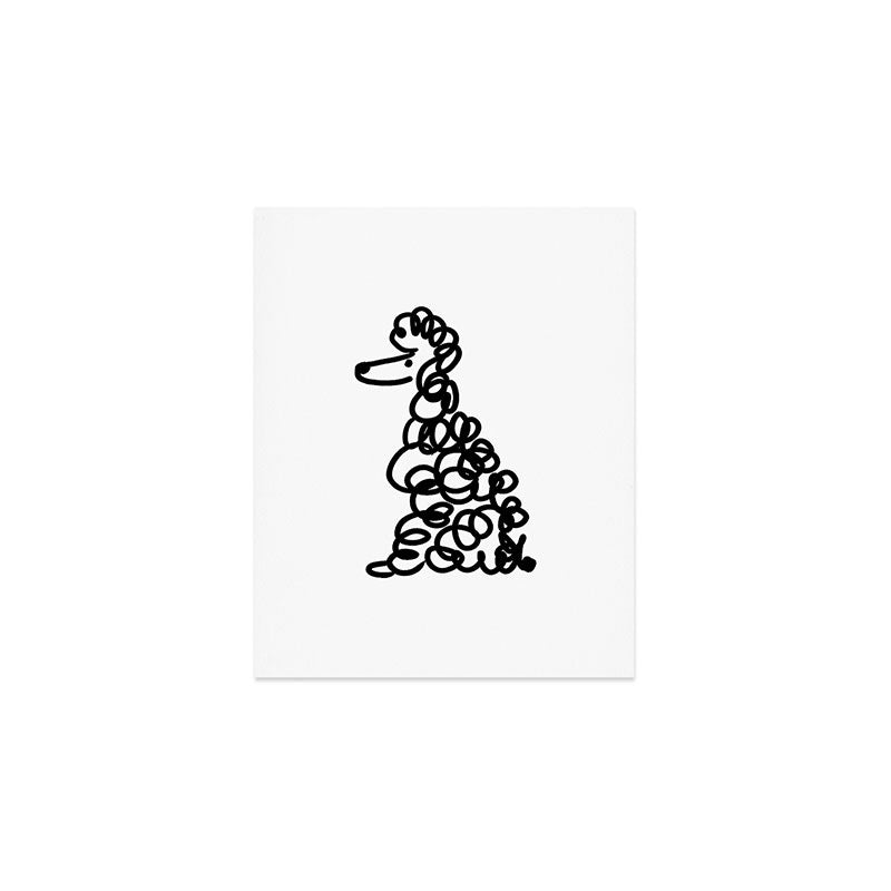 Poodle Art Print Gallery Image 1