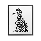 Poodle Framed Canvas Print Gallery Image 6