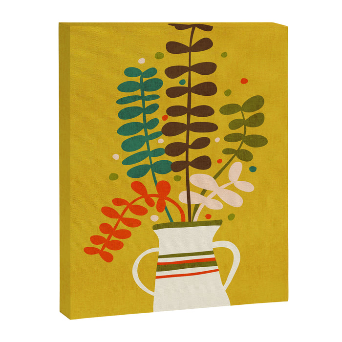 Potted Leaves Canvas Print Gallery Image 1