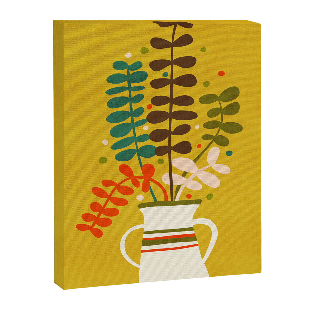 Potted Leaves Canvas Print Gallery Image 6