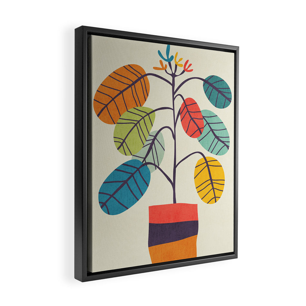 Potted plant 2 Framed Canvas Print Gallery Image 2