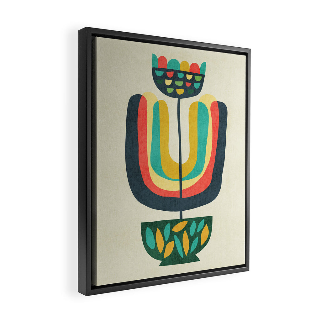 Potted Plant 3 Framed Canvas Print Gallery Image 2